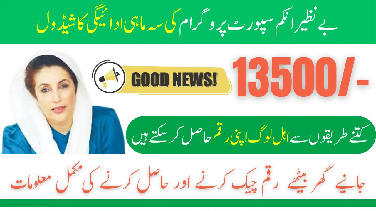 Benazir Income Support Programme 13500