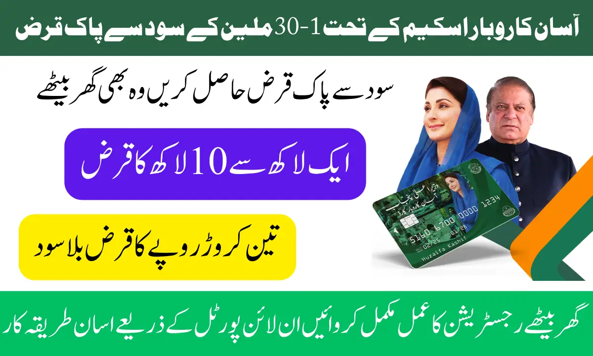 Top News: Interest-Free Loans of 1-30 Million Under Asaan Karobar Scheme