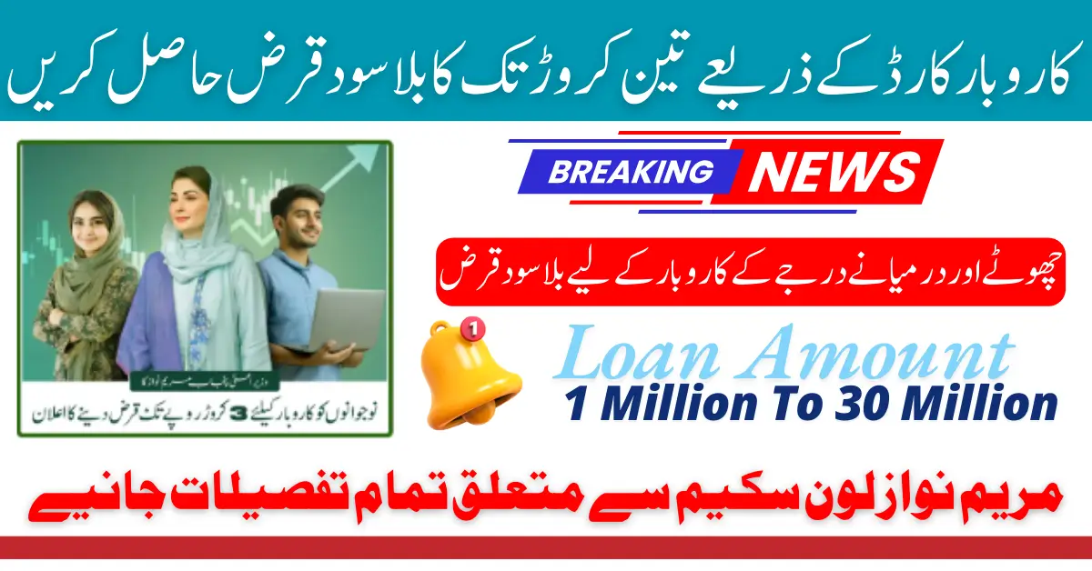 Maryam Nawaz Loan Scheme