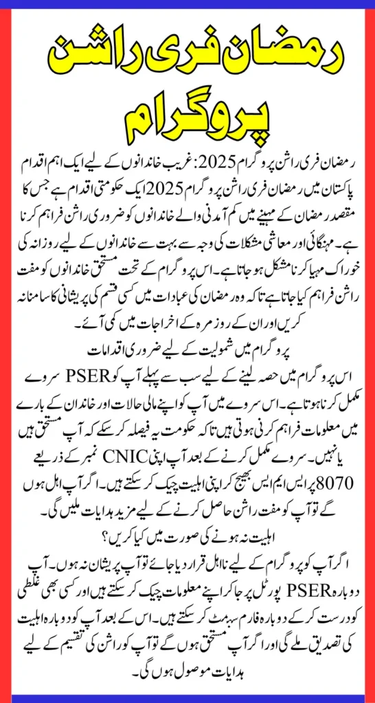 Maryam Nawaz Rashan Program 2025 Know Complete Details For Registration And Eligibility