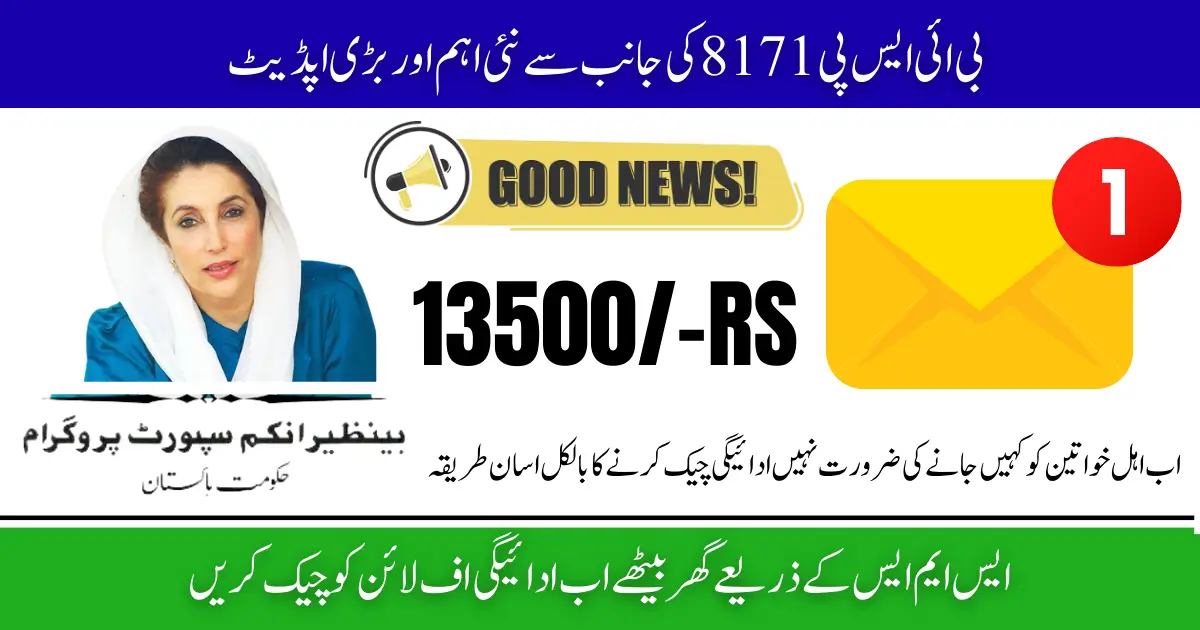 BISP 8171 SMS Payment Monitoring, Quick Manual Option Without Internet