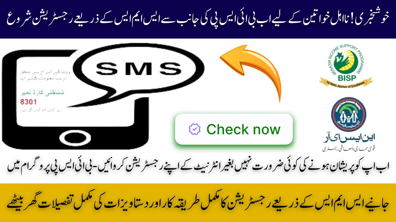 BISP 8171 SMS Registration 2025, Eligibility Standards and Enrollment Instructions