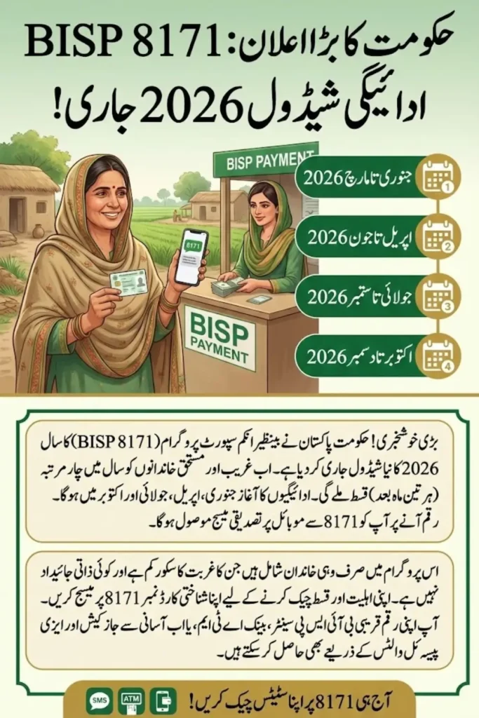 8171 BISP Payment Schedule 2026 How To Get Payment Complete Details