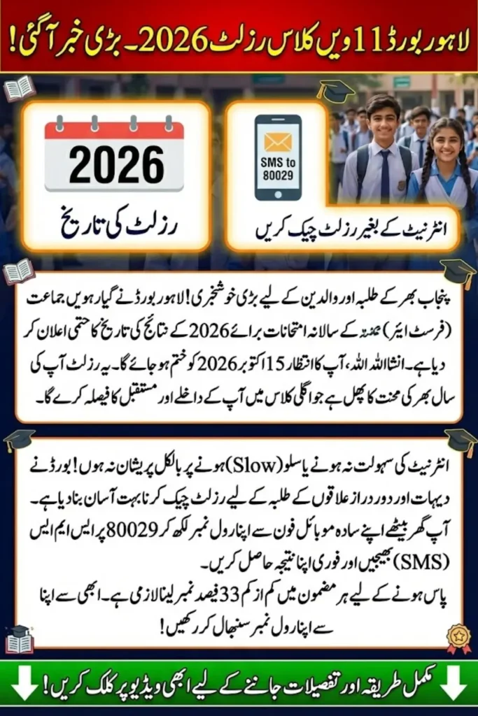 BISE Lahore 1st Year Result 2026 Live Updates and Check Digitally Now