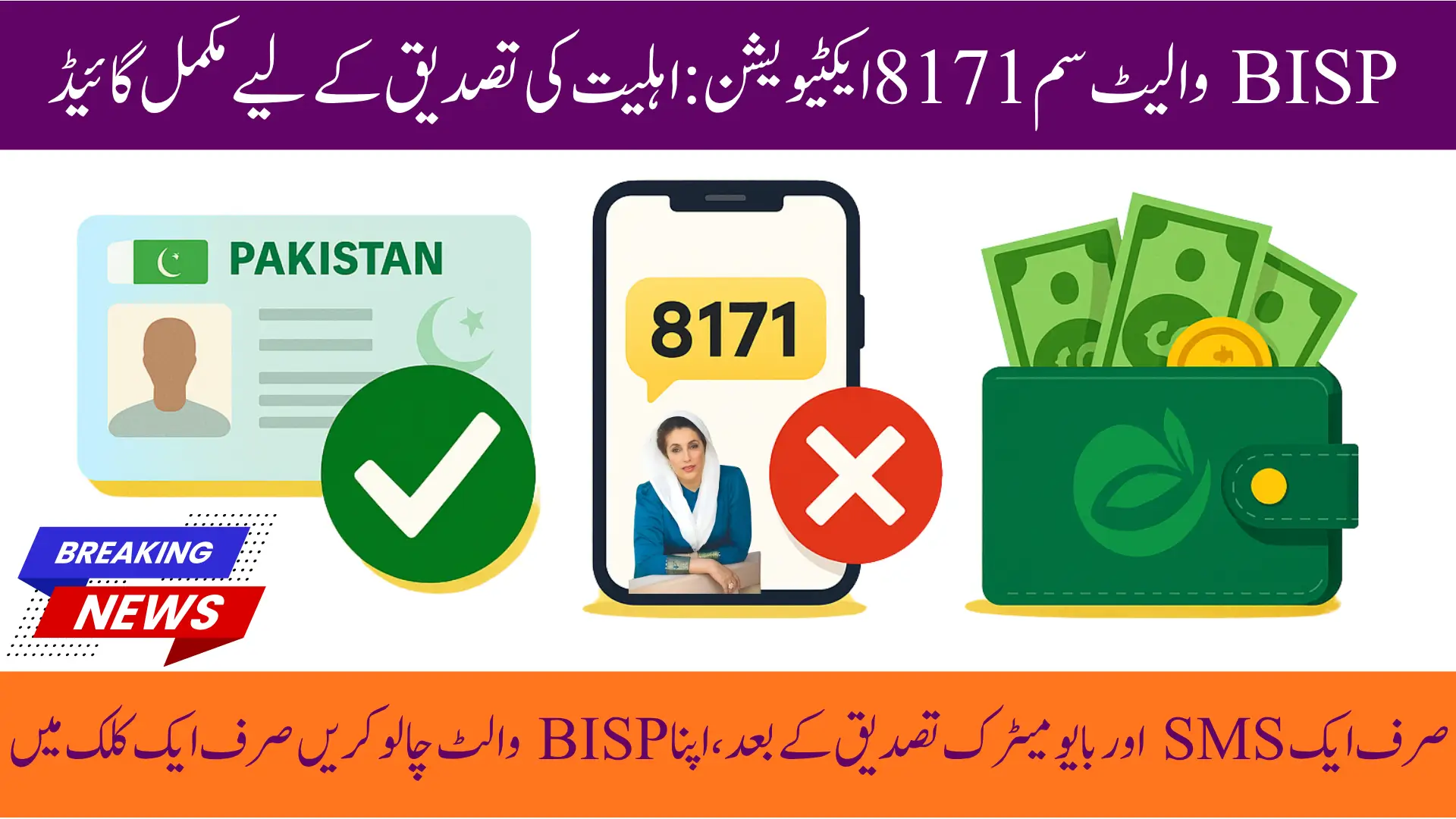 BISP Wallet SIM 8171 Activation: Complete Guide for Eligibility Verification