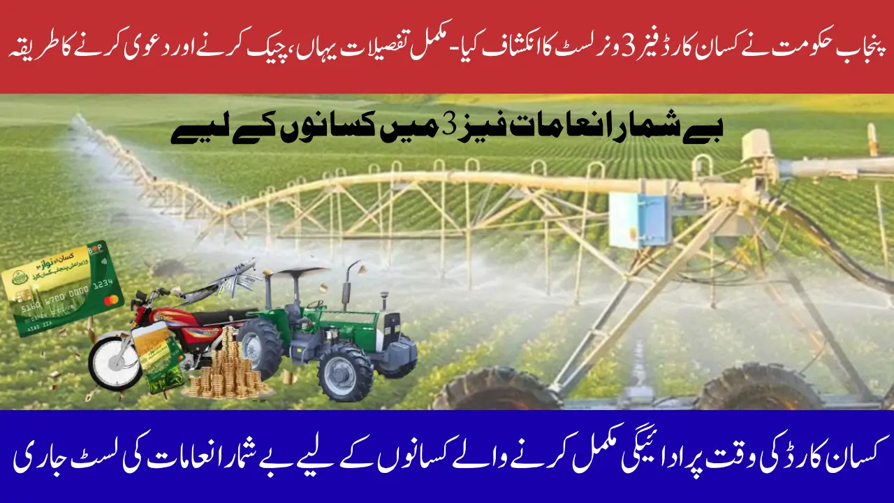 Punjab Govt Reveals Kisan Card Phase 3 Winner List – Full Details Here, How to Check & Claim