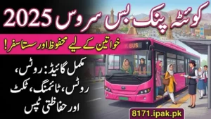 Pink Bus Service in Quetta 2026  Complete Travel Guide with Routes, Timings, Tickets, and Safety Tips