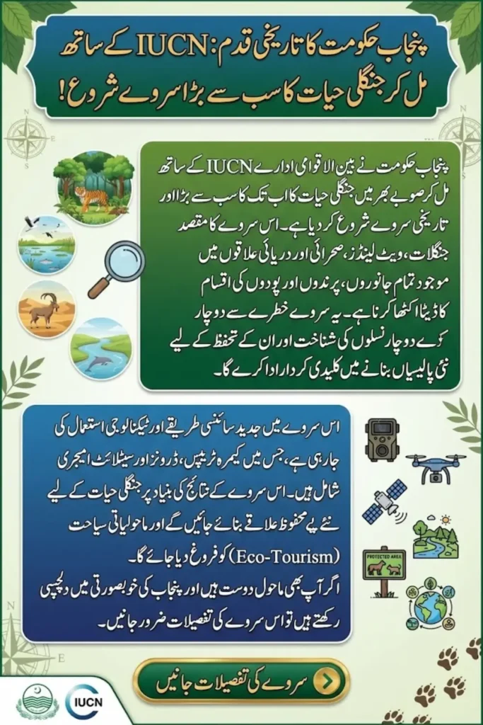 Punjab Initiates Historic Wildlife Survey in Partnership with IUCN
