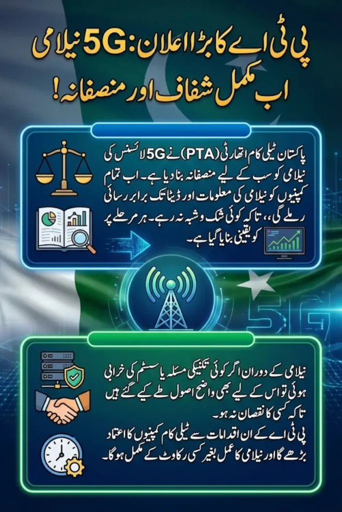 PTA 5G Spectrum Auction Transparency Measures and System Safeguards Explained