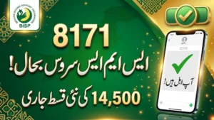 8171 SMS Code Service 2026 Resume – Check BISP 14500 Payment Status by CNIC