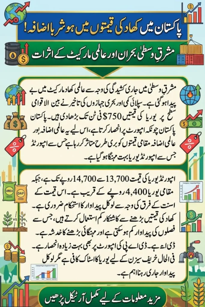 Fertilizer Prices in Pakistan Surge as Global Urea Market Disrupted by Middle East Crisis