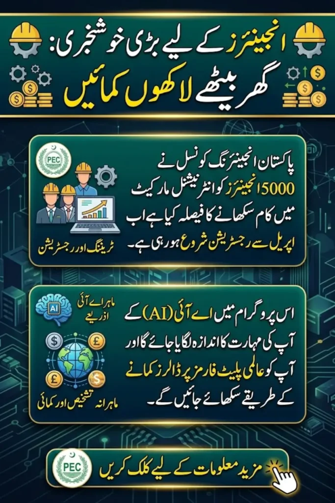 Pakistan Engineering Council Launches Global Engineering Freelance Initiative to Train 5,000 Engineers