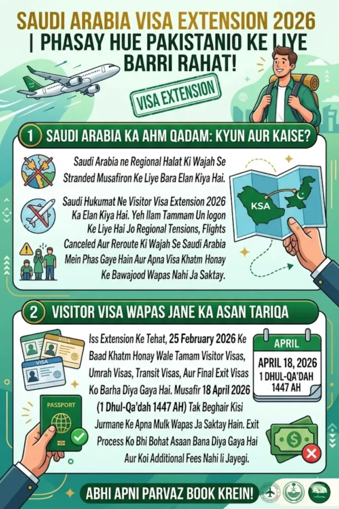 Saudi Arabia Visitor Visa Extension 2026: Deadline, Eligibility, and Exit Process Explained